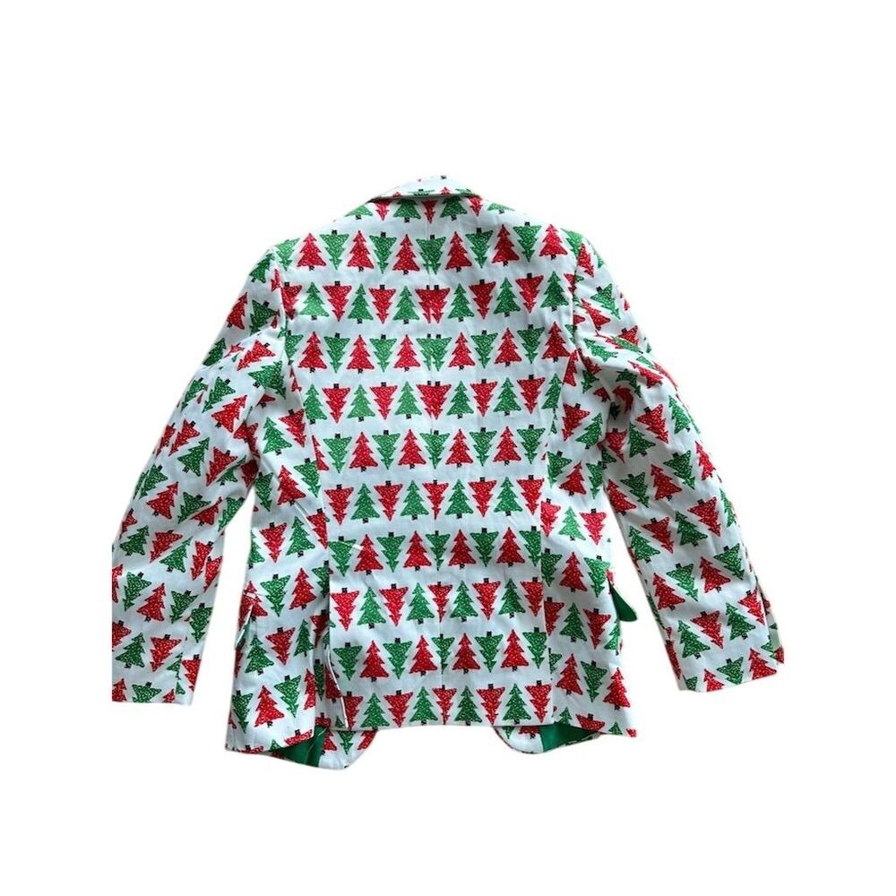 Festive Tree Pattern Kids Jacket - Picture 8 of 8